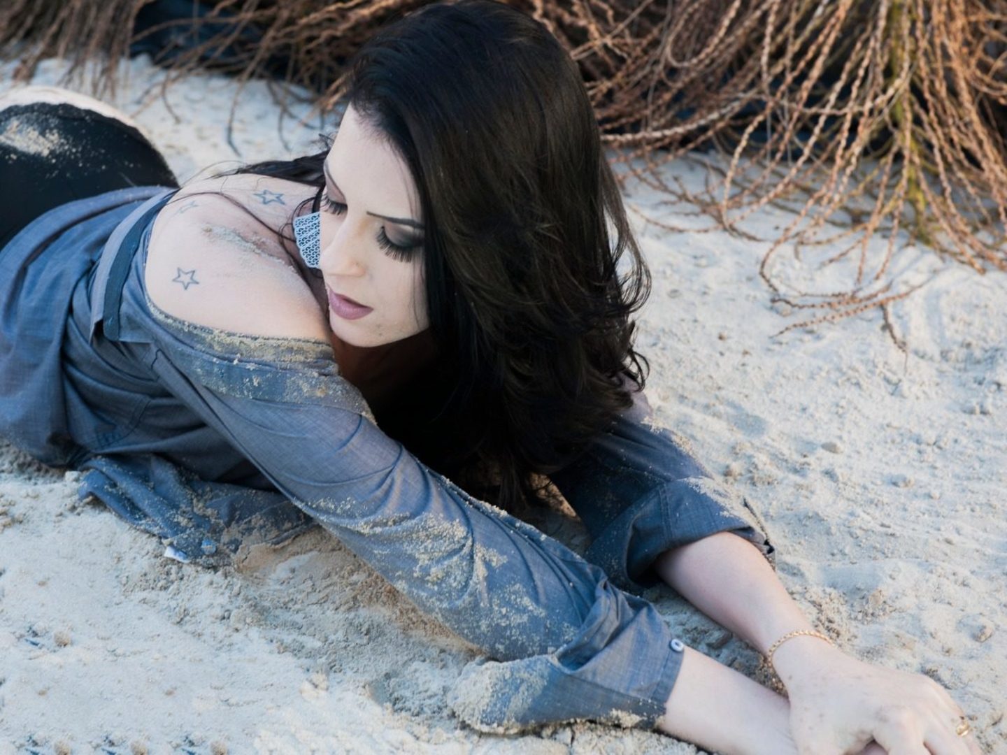 Projeto Revele-se, ensaio na praia