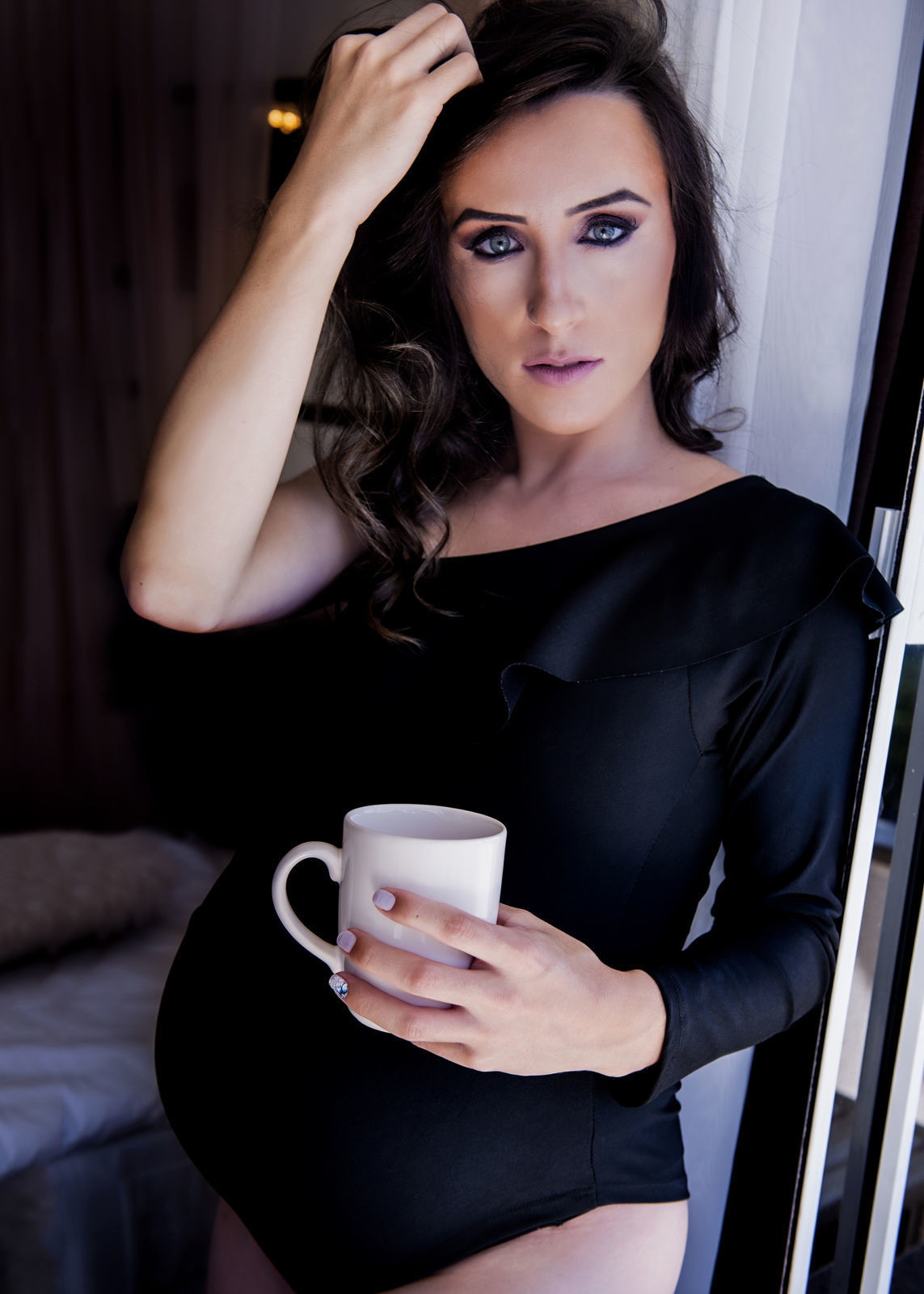 Foto Ensaio  gestante com Glamour , Romantismo  e Sensualidade, Chapecó. - Imagem 2