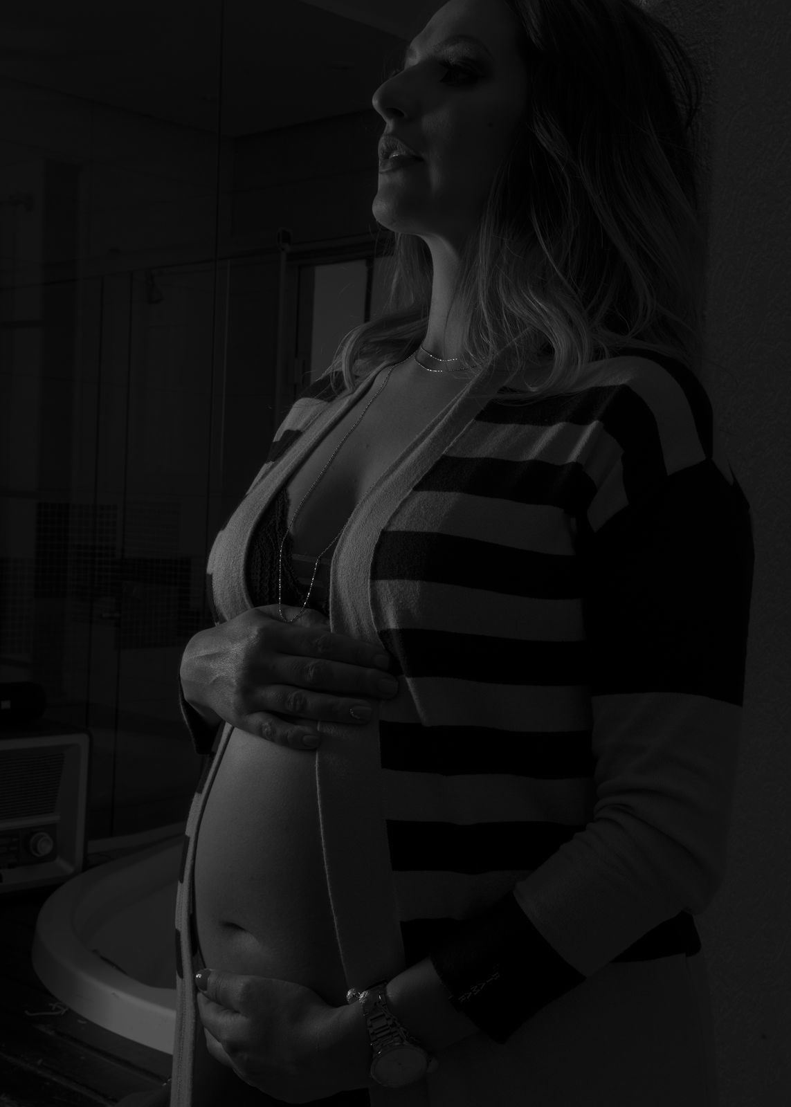 Foto Ensaio  gestante com Glamour , Romantismo  e Sensualidade, Chapecó. - Imagem 4