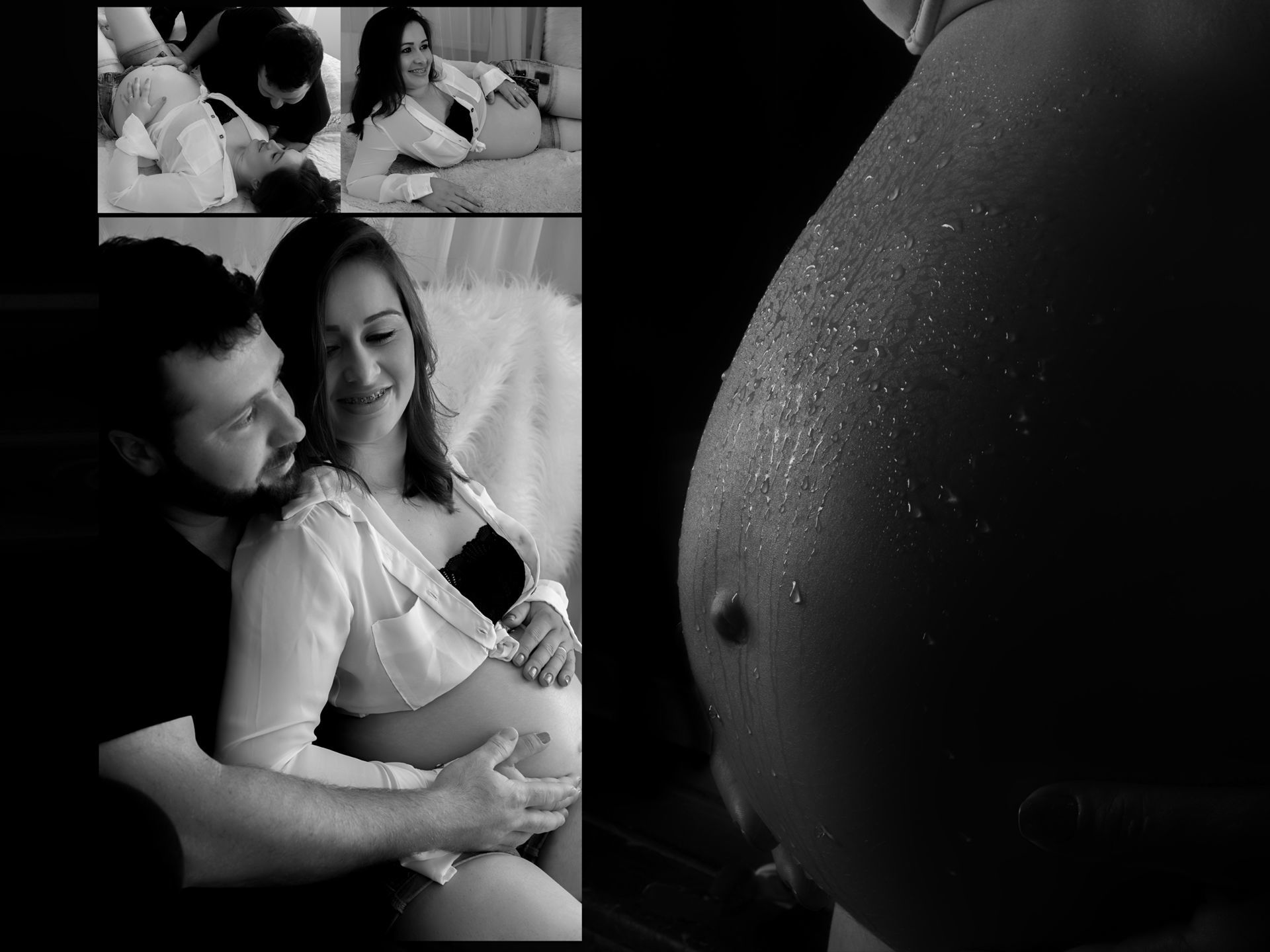 Foto Andressa e Arlei. Ensaio  gestante com Glamour , Romantismo  e Sensualidade, Chapecó. - Imagem 20