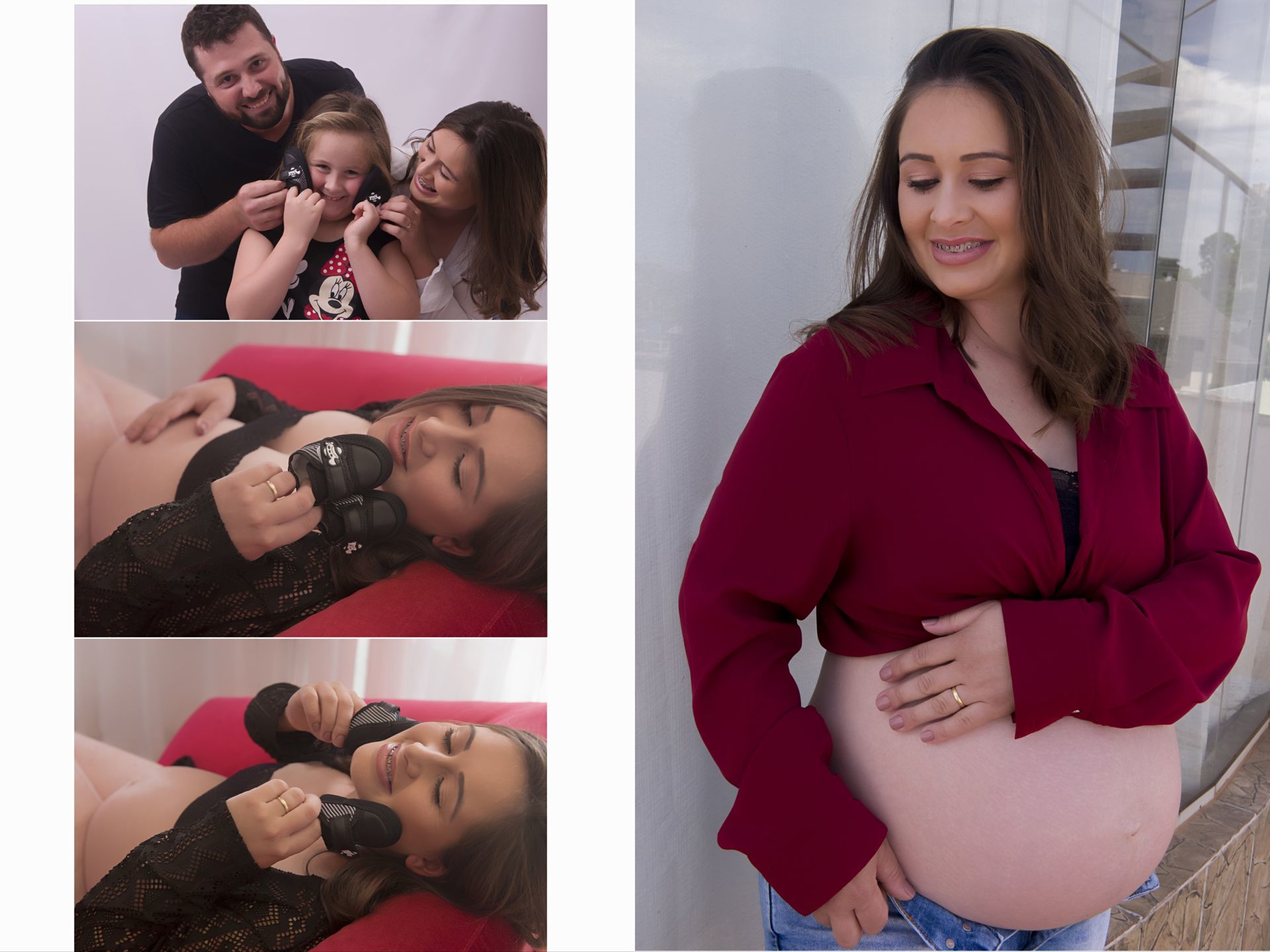 Foto Andressa e Arlei. Ensaio  gestante com Glamour , Romantismo  e Sensualidade, Chapecó. - Imagem 14