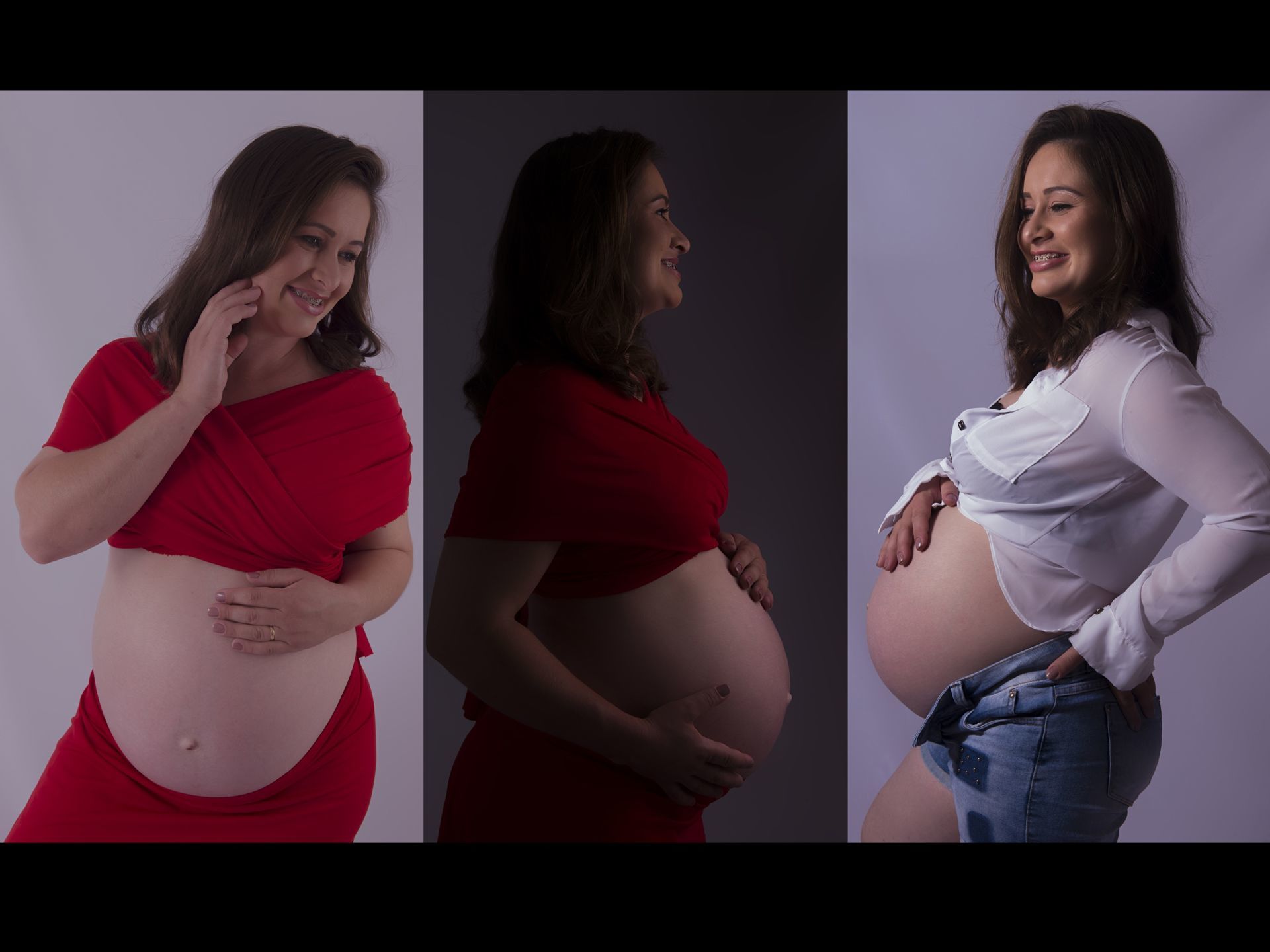 Foto Andressa e Arlei. Ensaio  gestante com Glamour , Romantismo  e Sensualidade, Chapecó. - Imagem 5