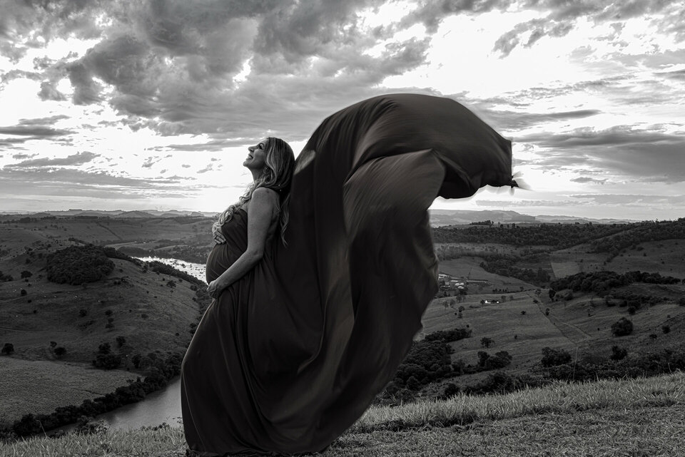 Ensaio  gestante com Glamour , Romantismo  e Sensualidade, Chapecó.