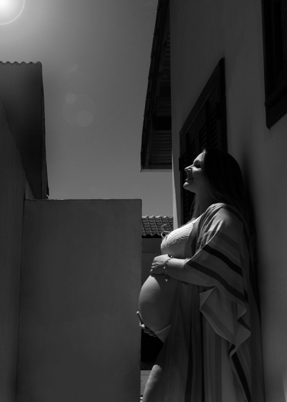 Foto Ensaio  gestante Dani com Glamour , Romantismo  e Sensualidade, Chapecó. - Imagem 6