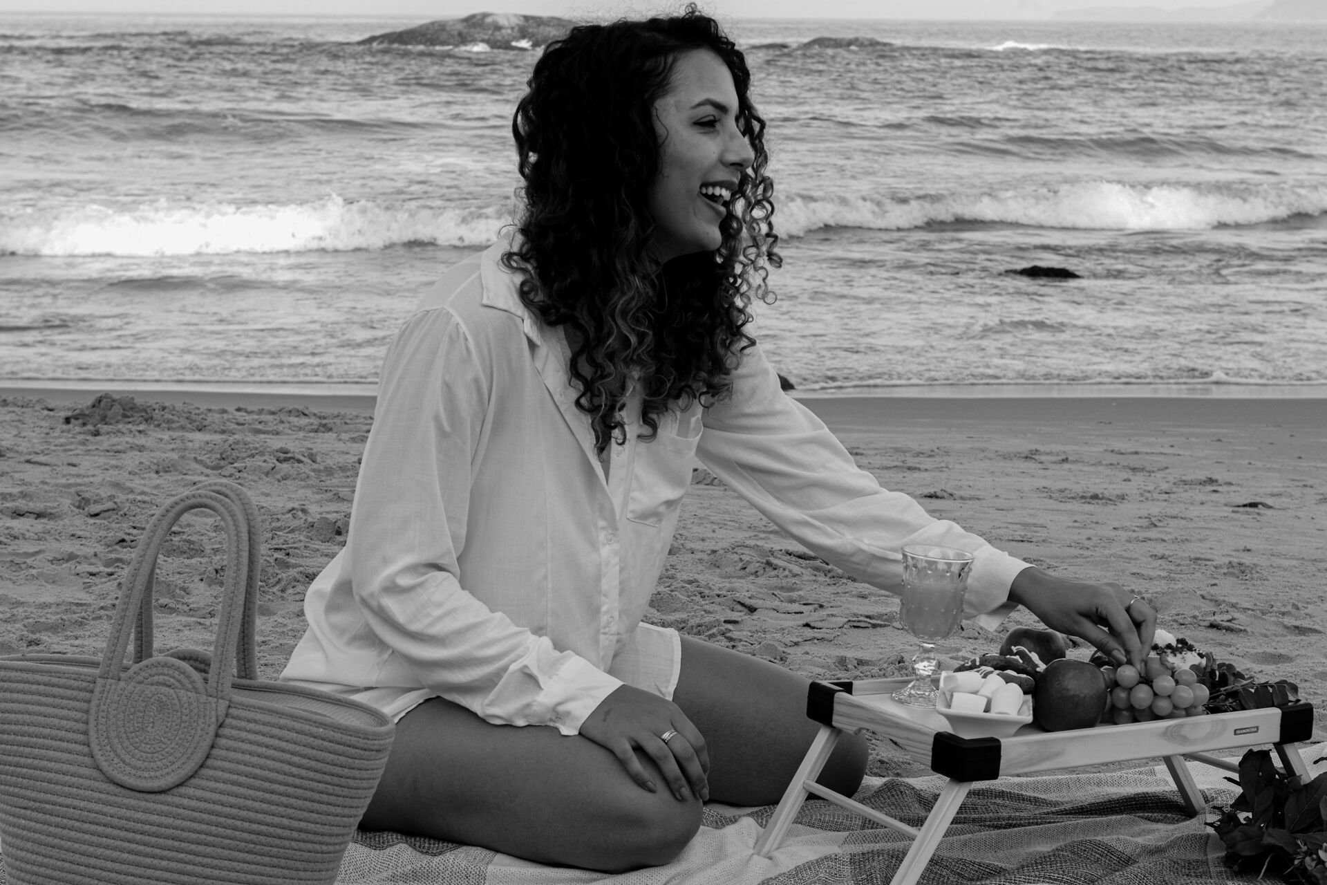 Foto Edriane Piquenique na praia, Barra Velha - Imagem 2