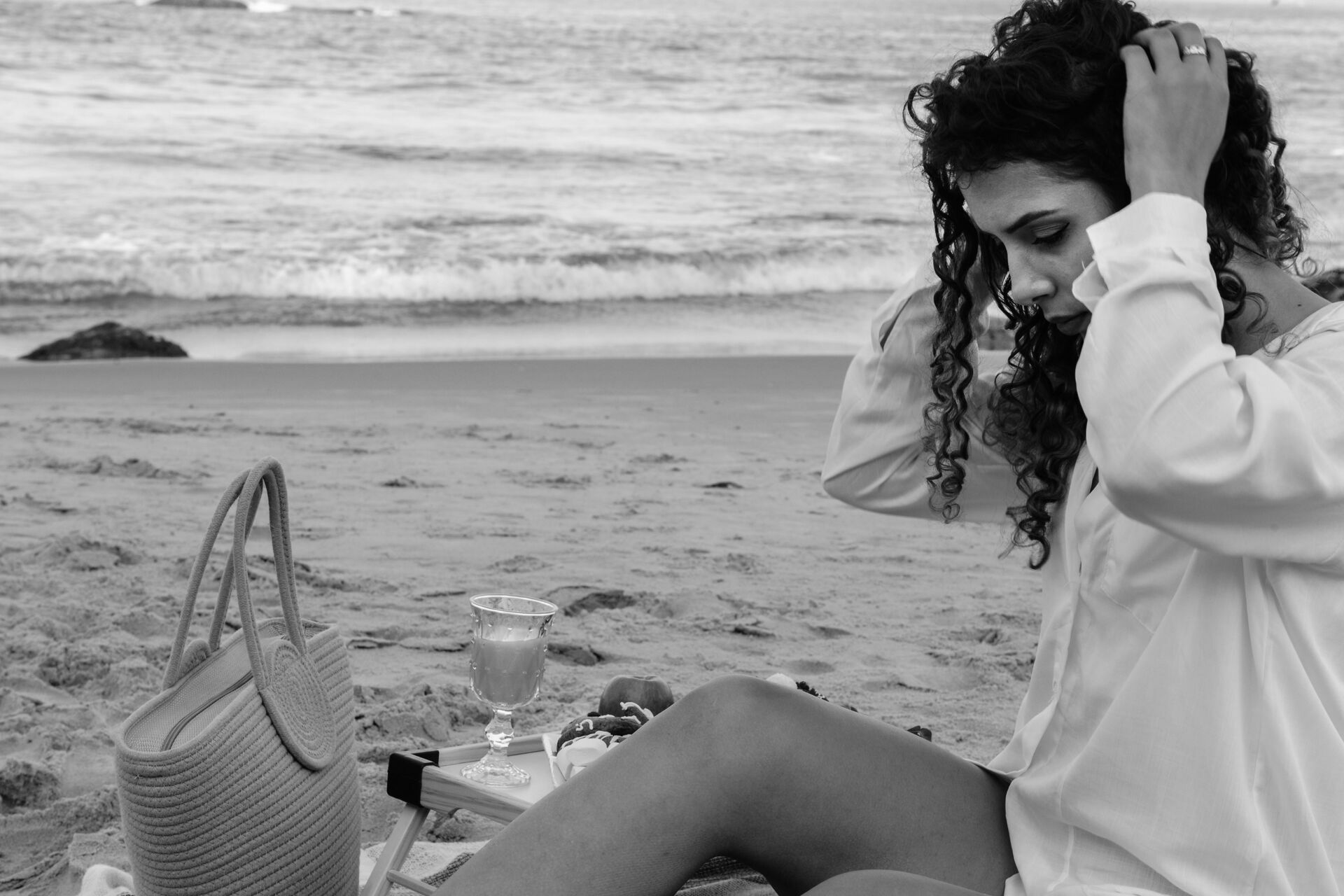 Foto Edriane Piquenique na praia, Barra Velha - Imagem 3