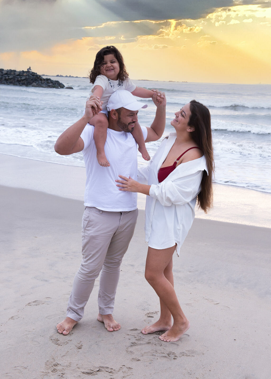 Foto Familia na praia, piquenique, Barra Velha - Imagem 5