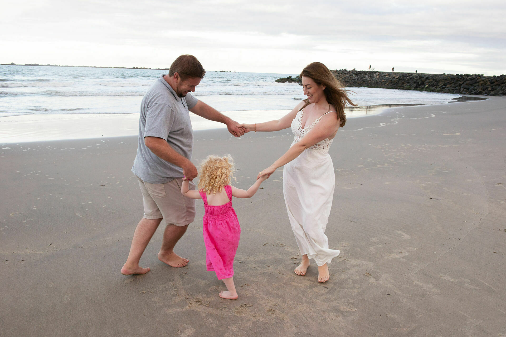 Familia Mari , ensaio na praia Barra Velha.