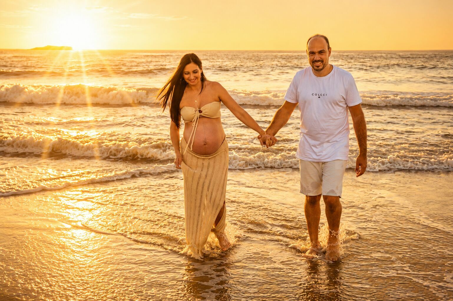Foto Ensaio gestante na praia , barra velha Foto Ensaio gestante na praia , barra velha - Imagem 12