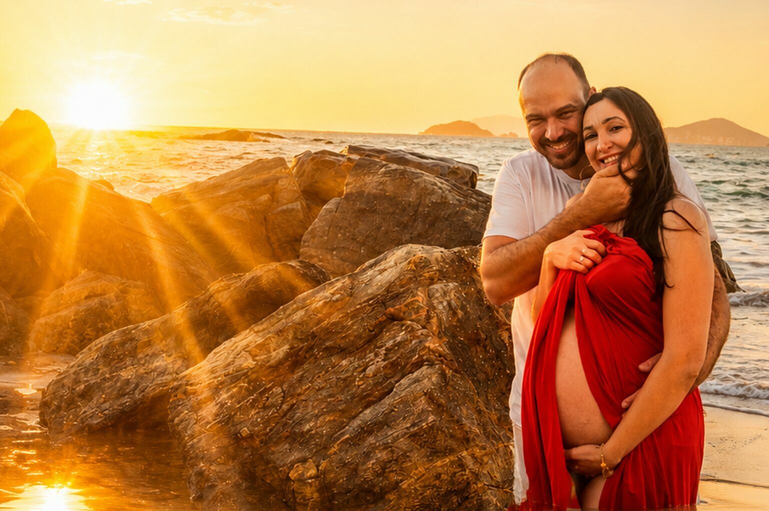 Foto Ensaio gestante na praia , barra velha Foto Ensaio gestante na praia , barra velha - Imagem 19